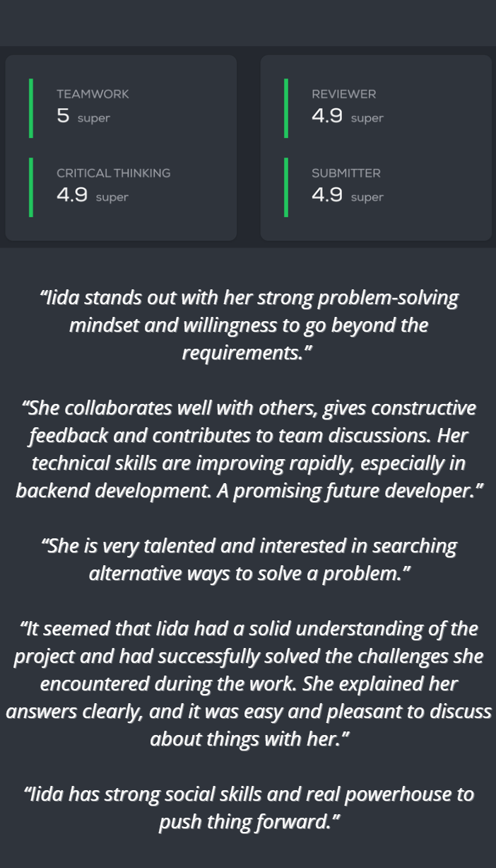 Kood Sisu feedback system